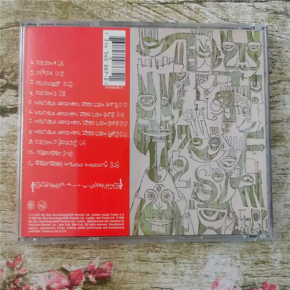 DJ Shadow Preemptive Strike CD 2016 Rhino Records Instrumental Trip-Hop Surviving Members Collaboration Sealed Cross-Border