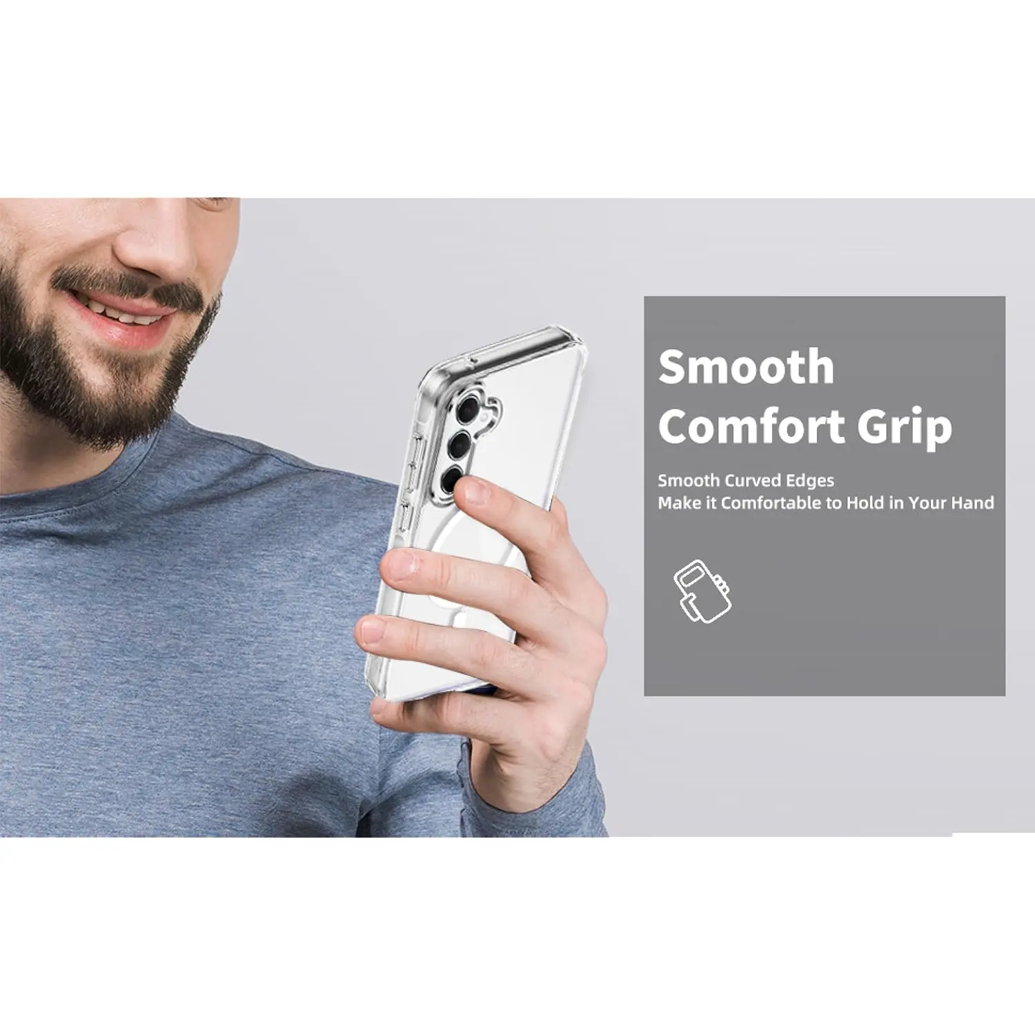 Transparente TPU-Handyhülle mit Magnetischem Stoßschutz für Samsung Galaxy A57 A37 A17 A56 A55 A35 A15 A54 A16 – Detail 10
