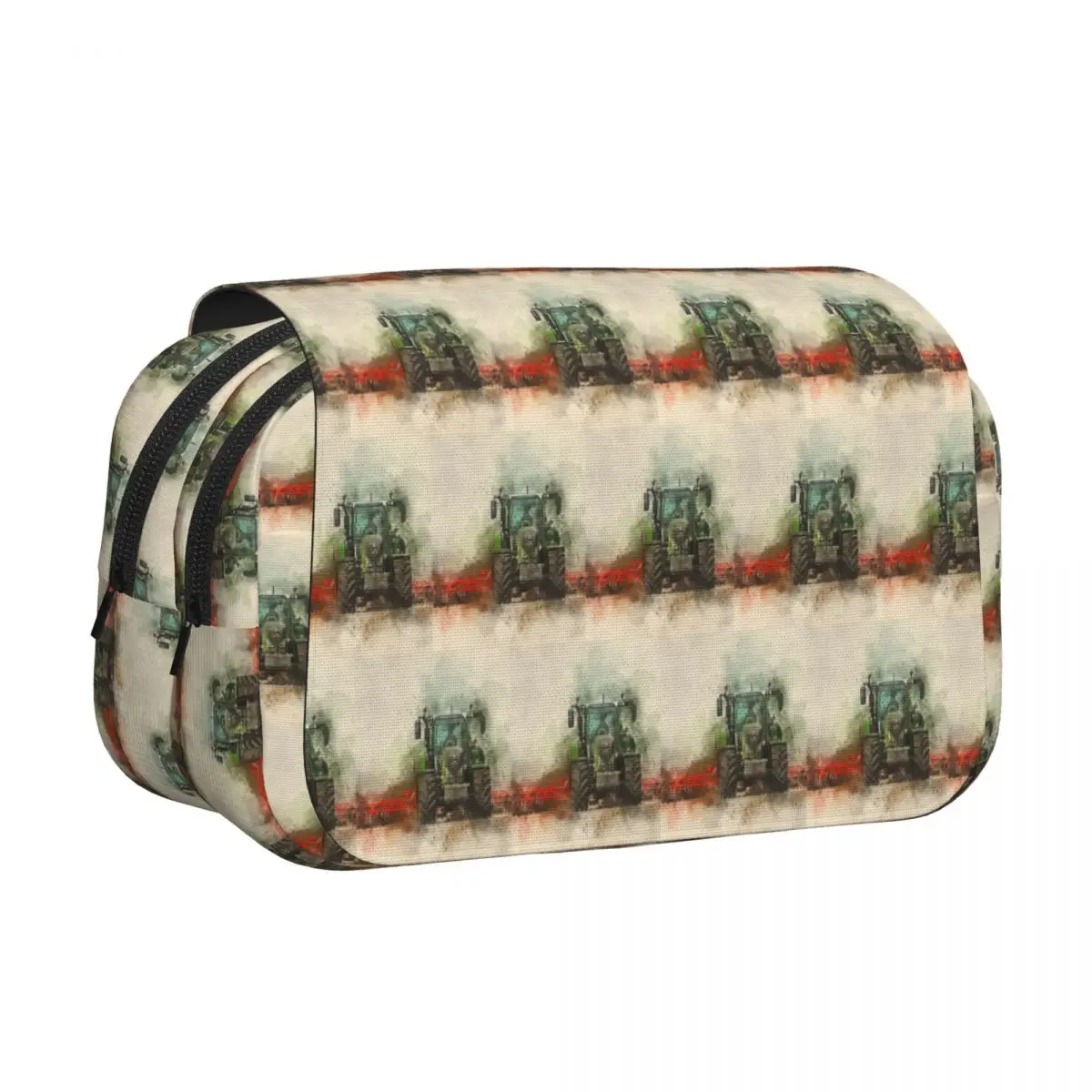 Fendt Tractor Grafting Pencil Cases Pencil Pouch Hard Shell Leather Large Storage Pen Box Pencil Bag for Boys Girls School