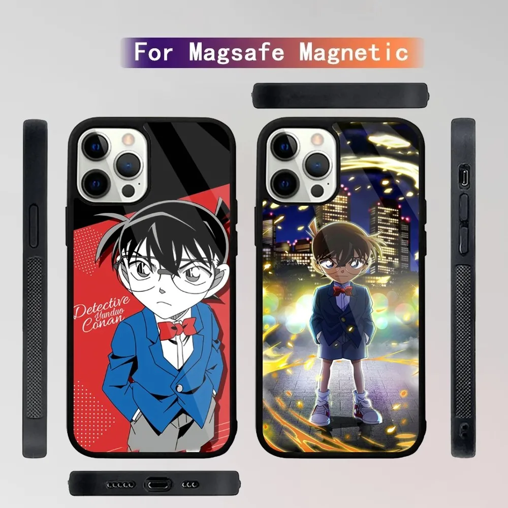 

D-Detective Conan Phone Case For iPhone 15,14,13,12,11,Plus,Pro,Max Mini Magsafe Magnetic Wireless Charging