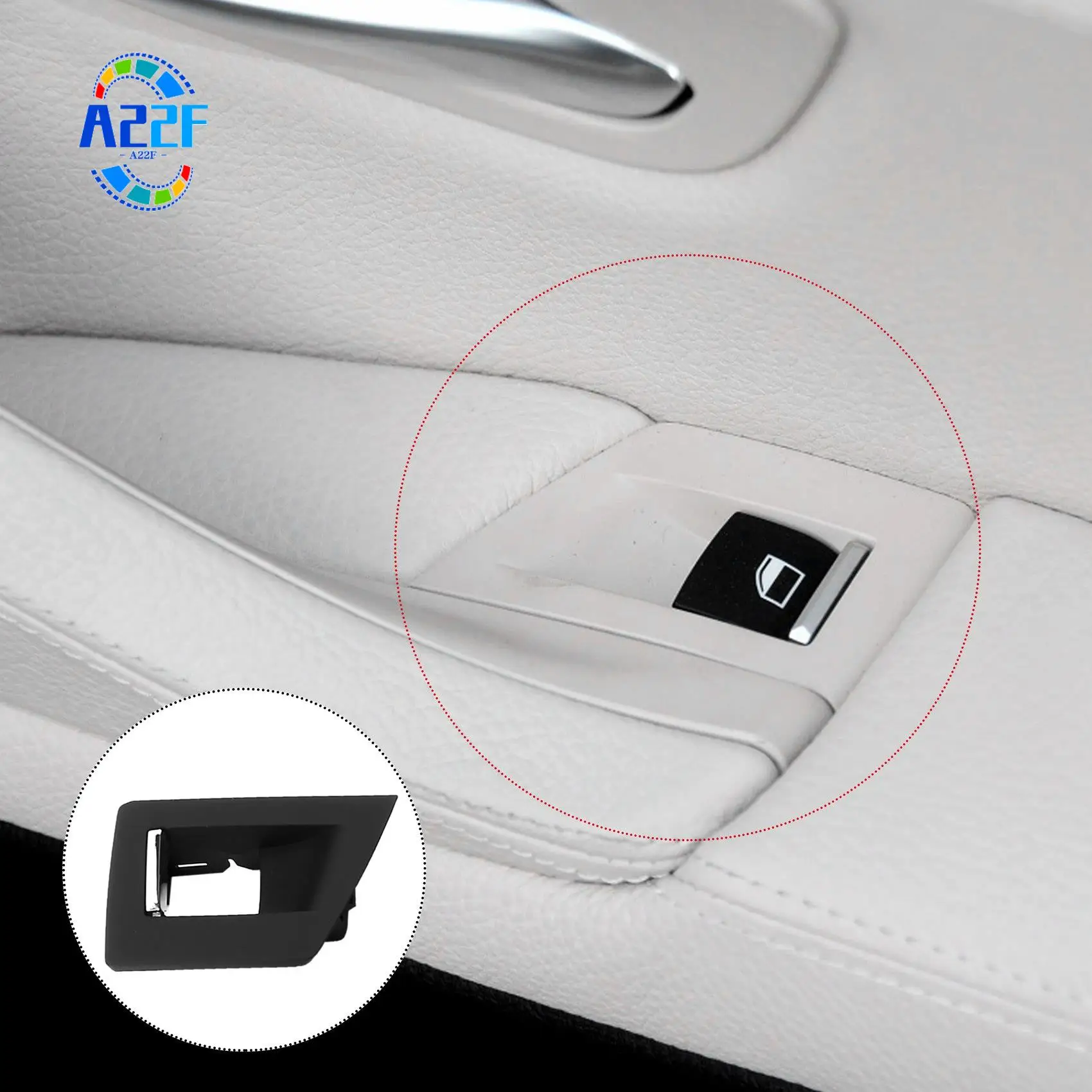 A22F-Left Hand Drive For Bmw 5 Serie F10 F11 520 525 Car Interior Door Handle Inner Door Panel Pull Trim Cover
