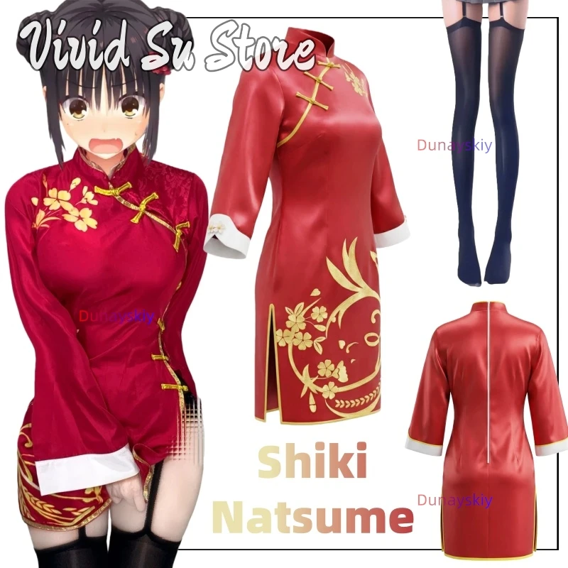 

Шики Нацумэ Косплей Костюм для Хэллоуина, Рождественской вечеринки, Шики Нацумэ, ролевая игра, платье Comic Con по индивидуальному заказу