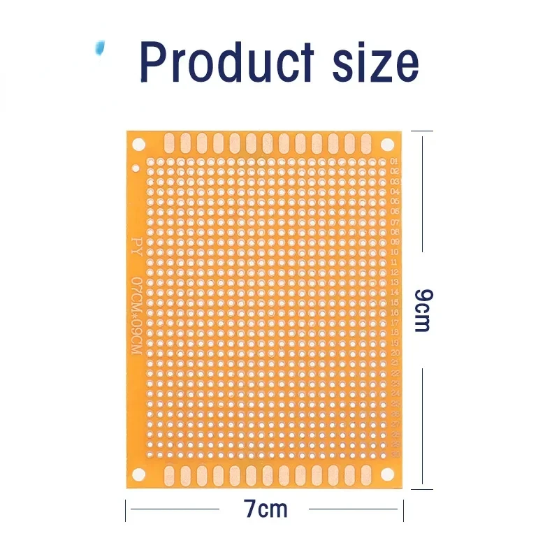 

5 шт. 5X7 см 7x9 см прототипная плата PCB DIY универсальная печатная плата 5*7 см 7*9 см односторонняя печатная плата комплект электроники коробка предохранителей прозрачная коробка