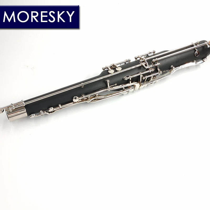 MORESKY Professional C Tone Bassoon cupronickel nickel plated keys ABS Bakelite tube body BS-126