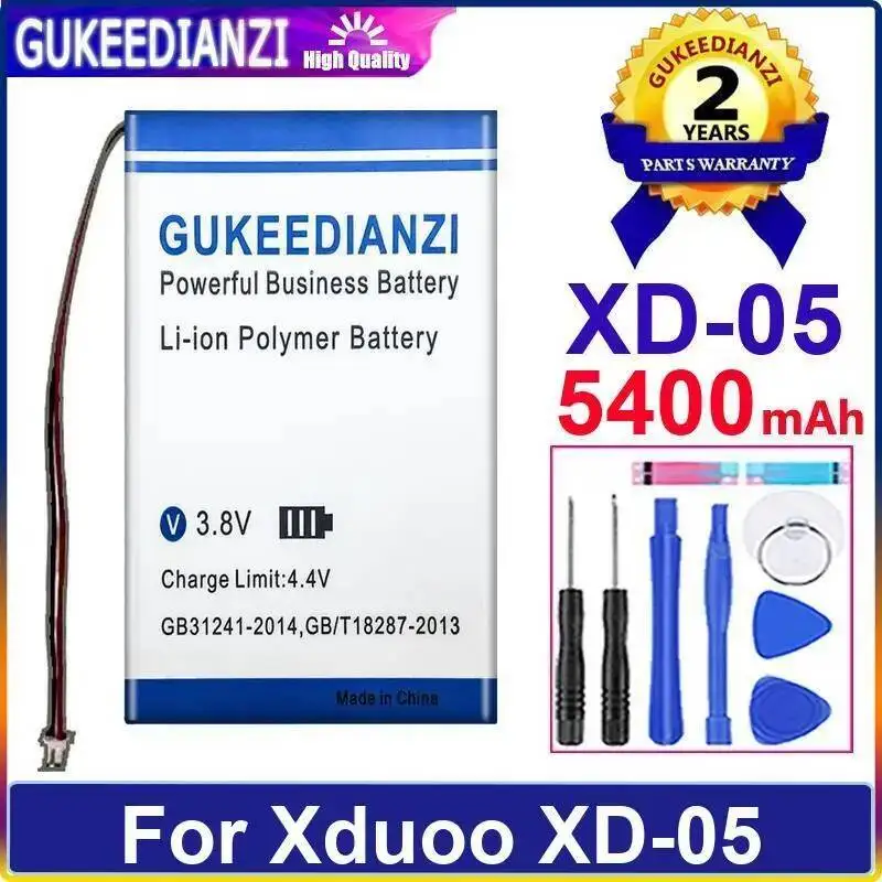 

Audio Decoder Battery Environmentally Friendly For Xduoo XD-05 Fast Charging 5400Mah