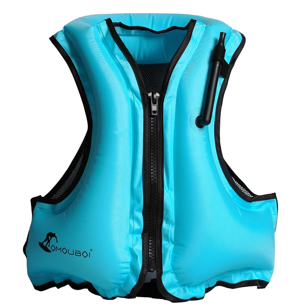 Adult Inflatable Swimming Life Vest for Surfing and Snorkeling, Water Safety Sports Life Jacket