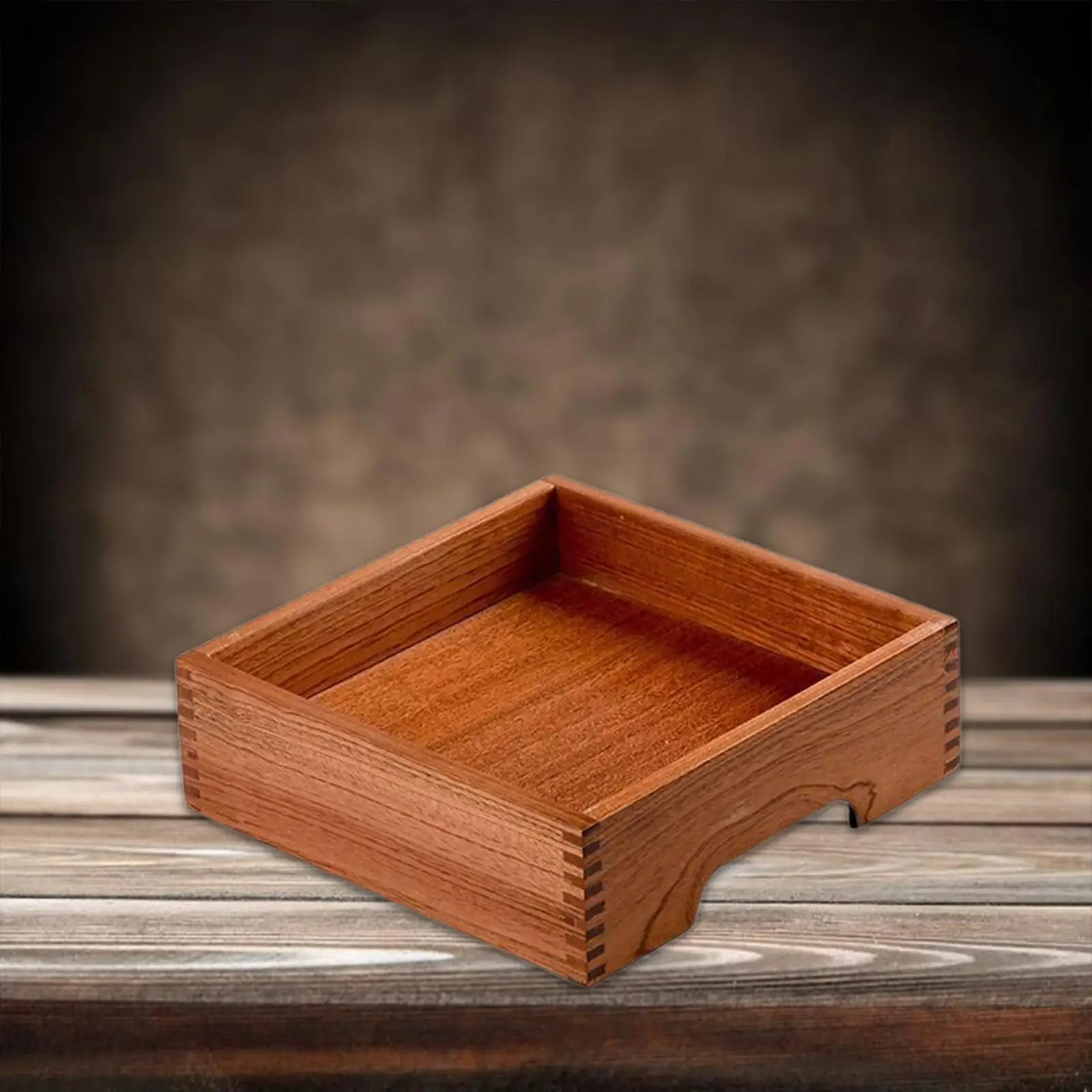 Dry Ice Tray Serving Platter Wooden Beef Food Serving Plate Ice Platter for Home Restaurants Hotels Celebration Baby Shower