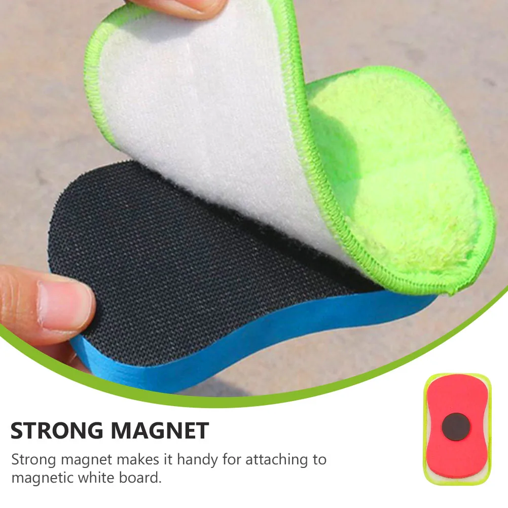 

3 Pcs Removable Washboard Wipe Magnetic Whiteboard Eraser Clean Blackboard Office Supply Eva School Supplies Child Erasers