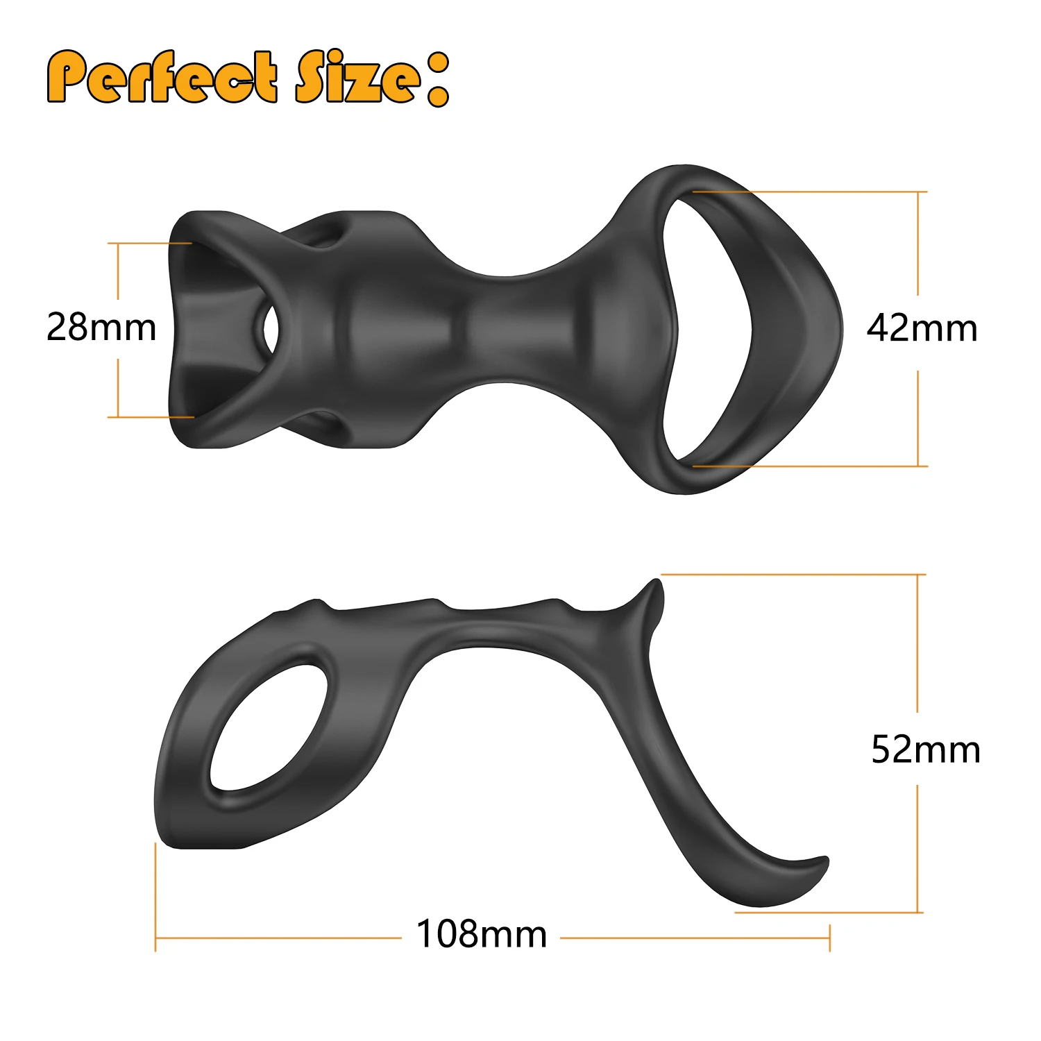 New Cock Ring Reusable Penis Rings Delay Ejaculation Stronger Erection Male Masturbation Nozzle Cockring Sex Toys for Men