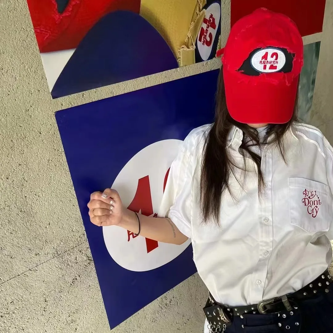 Niche Retro Big Head Circumference Baseball Cap Couple Washed Old Tooling Style Baseball Cap Men Women Show Face Small