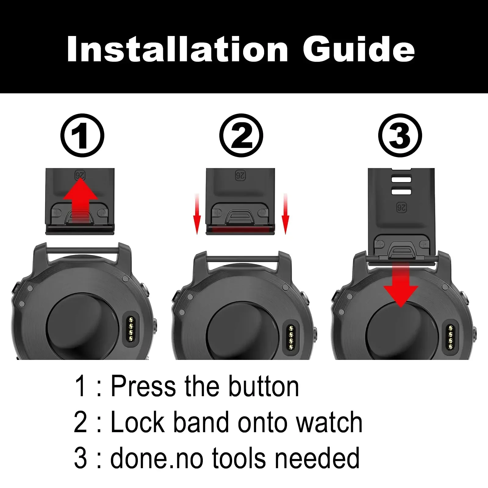 22/26 مللي متر QuickFit حزام ل Garmin Fenix 8 PRO 7X 7 6X 6 5X 3HR/Enduro 3 ساعات سيليكون الفرقة Forerunner 970 965/Quatix 8 سوار