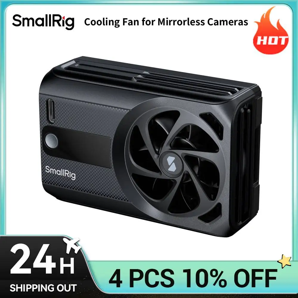 

SmallRig Cooling Fan for Sony A7 IV/A7S III/A7C II/A6700/ ZV-E10 / ZV-E10 II/FX3/FX30, for Canon R5/R5 Mark II/R6 Mark III
