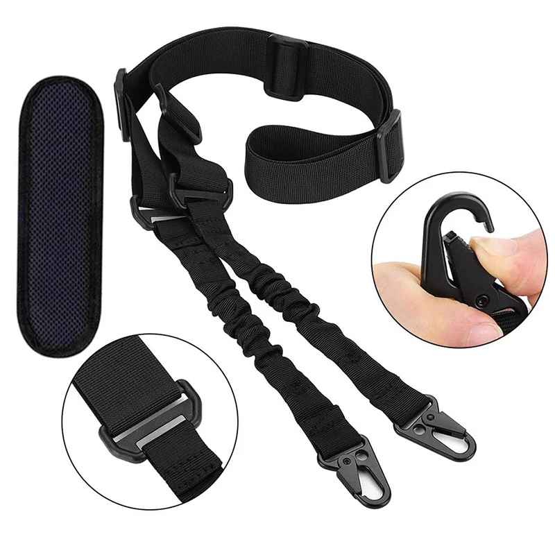 Tactical Two Point Rifle Sling Ak Gun Sling Police Accessories Shooting Gun Accessories Military Equipment Nylon Gun Rope Gear image 3