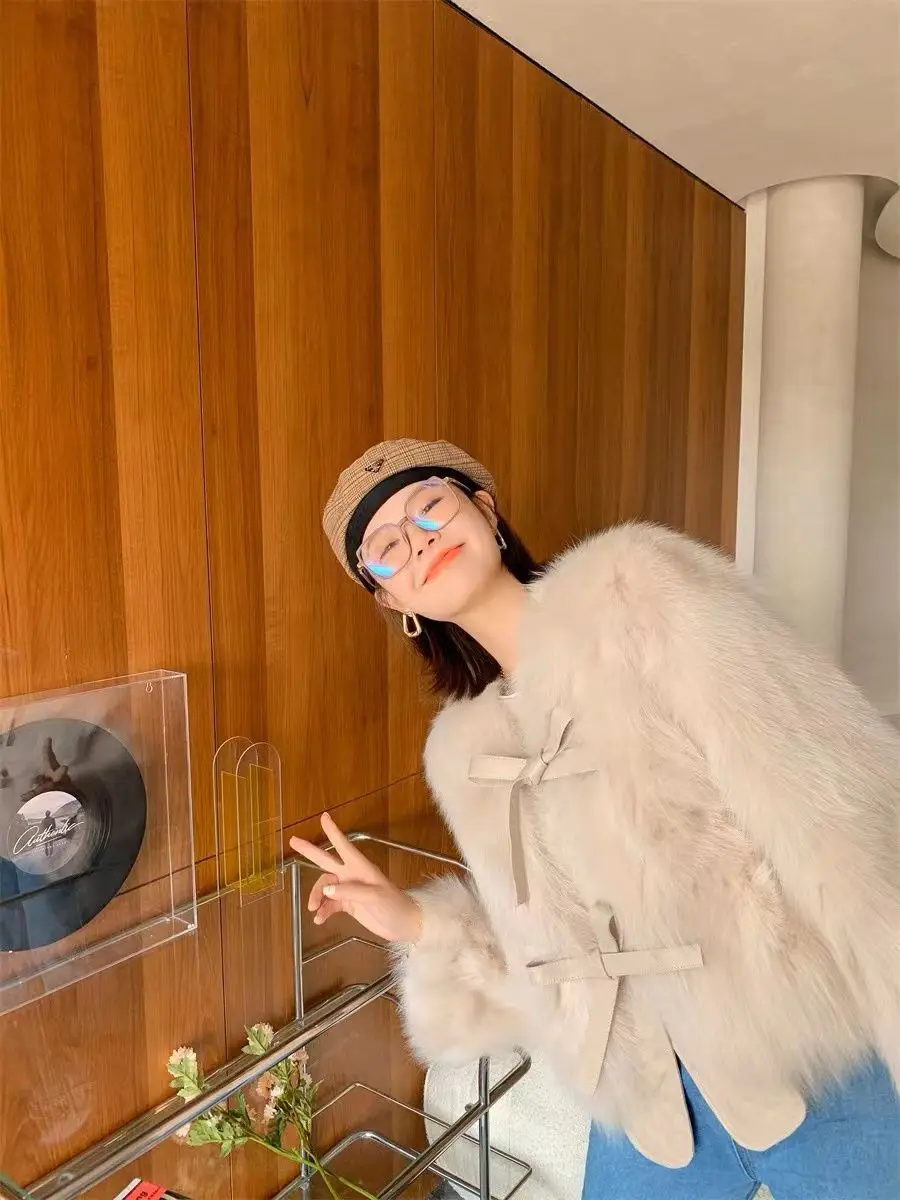 Nepbont groene jassen dames gym afslanken cocktail unisex schattig raglan streetwear meerdere voering peluche buitenkleding zoom