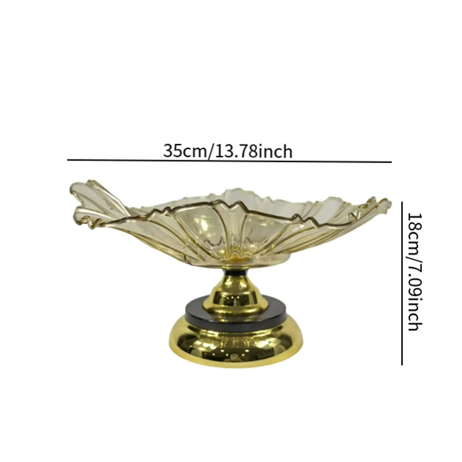 Pedestal Fruit Plate Multiuse Offering Bowl Specialty Plate Decorative Food Storage Dish Snack Candy Plate for Home Countertop