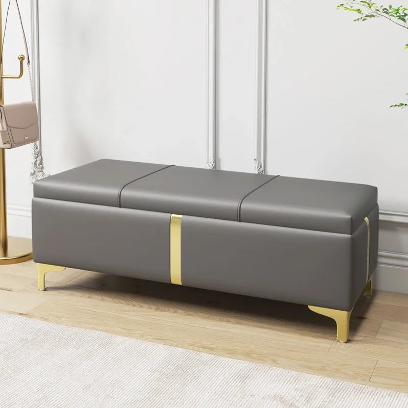 Light Luxury Shoe Changing Stool Home Doorway Shoe Cabinet  Integrated Footstool Tailstock Cloakroom Sofa