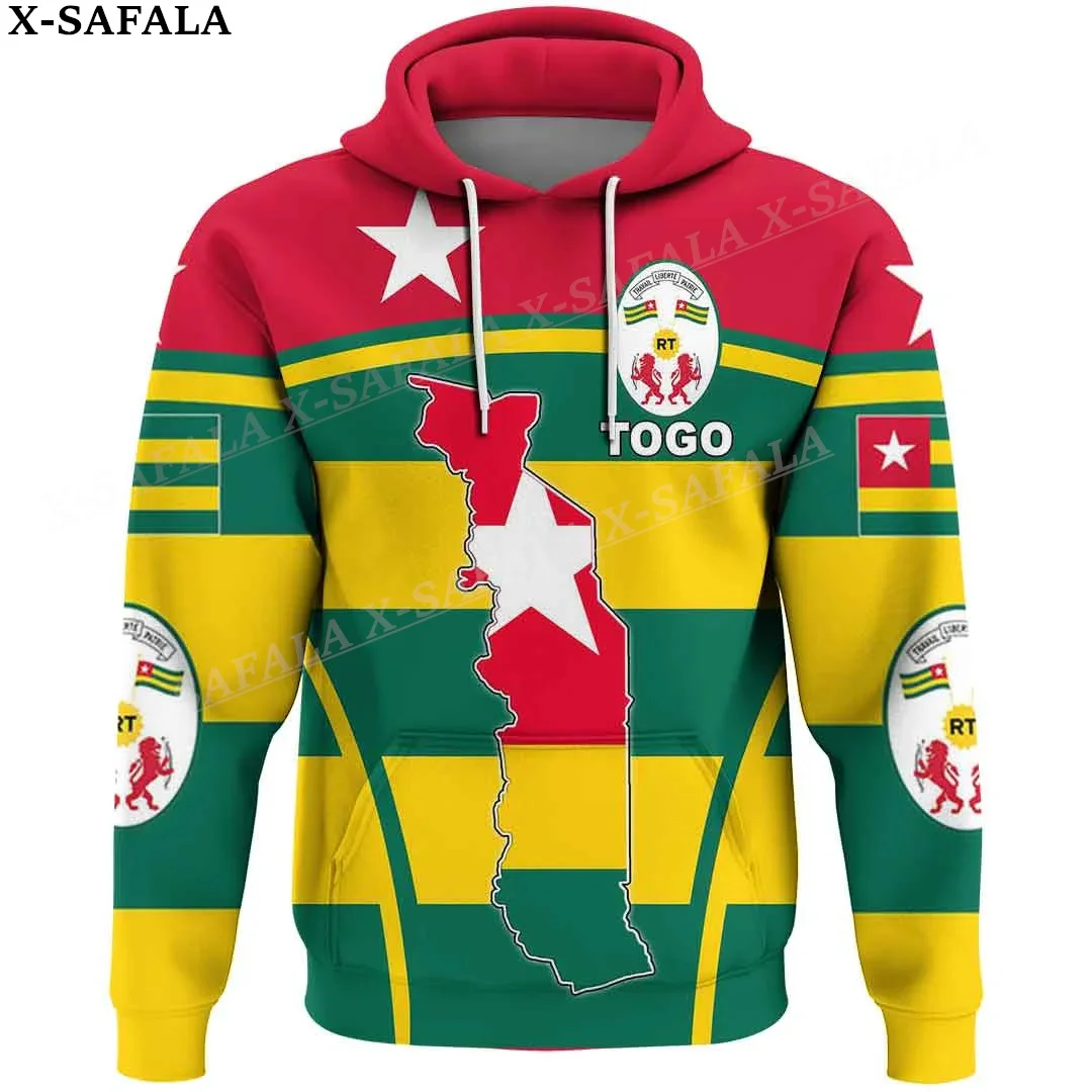 

Togo Coat Of Arms Flag3D Print Zipper Hoodie For Men Pullover Sweatshirt Hooded Jersey Tracksuit Outwear Coat Casual-2