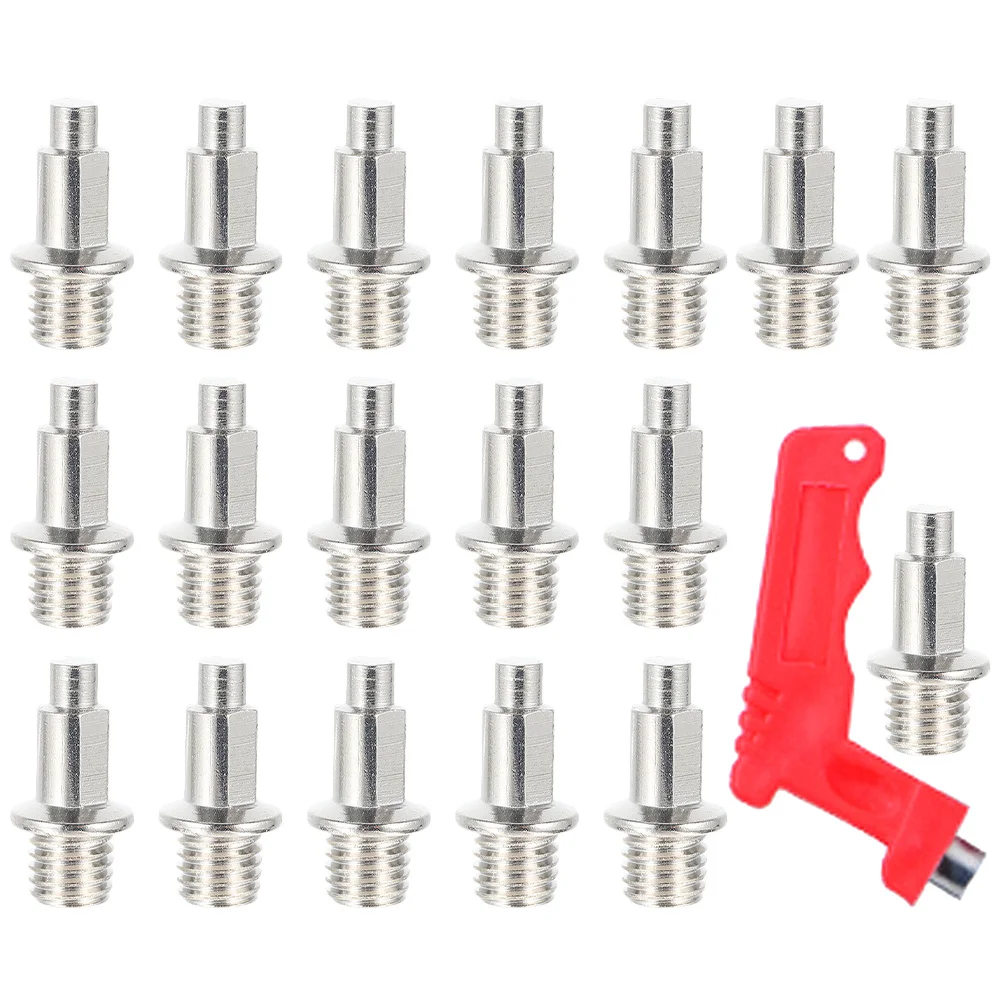 1 set vervangende track voor sport hardloopspikes schoenen stalen hardlooptraining golf wandelen spikes