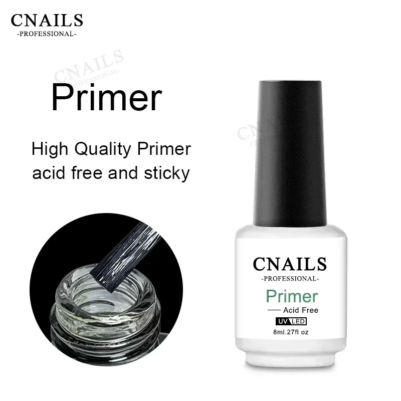 DEROI 15ml Naakt Base Coat Non-Need Lamp Primer Zuurvrij en plakkerig Versterken Rubber Cat Eye Nagelgel Polish PH Bond Dehydrator