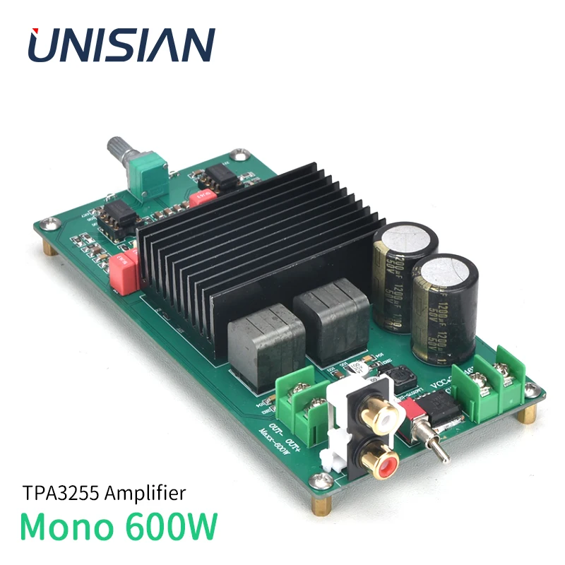 

UNISIAN 600W TPA3255 Mono Audio Amplifier Digtial High Power Suberwoofer Amplifiers Board