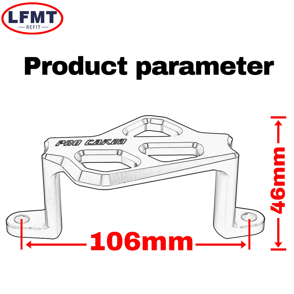 2024 For Yamaha YZ250 YZ250F YZ450F YZ250FX YZ450FX MONSTER 50TH Motorcycle Rear Brake Caliper Guard Protector Cover 2021-2023