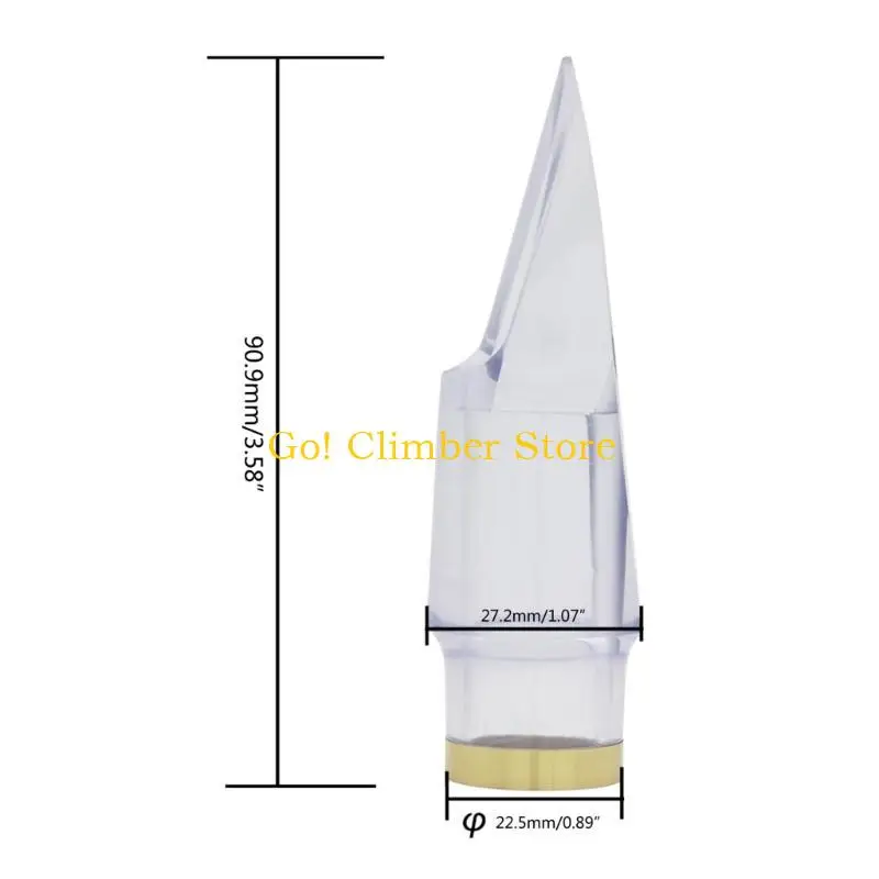 استبدال قطعة الفم الساكسفون Bolwtorch الشفافة Q84C لتعزيز أدائك