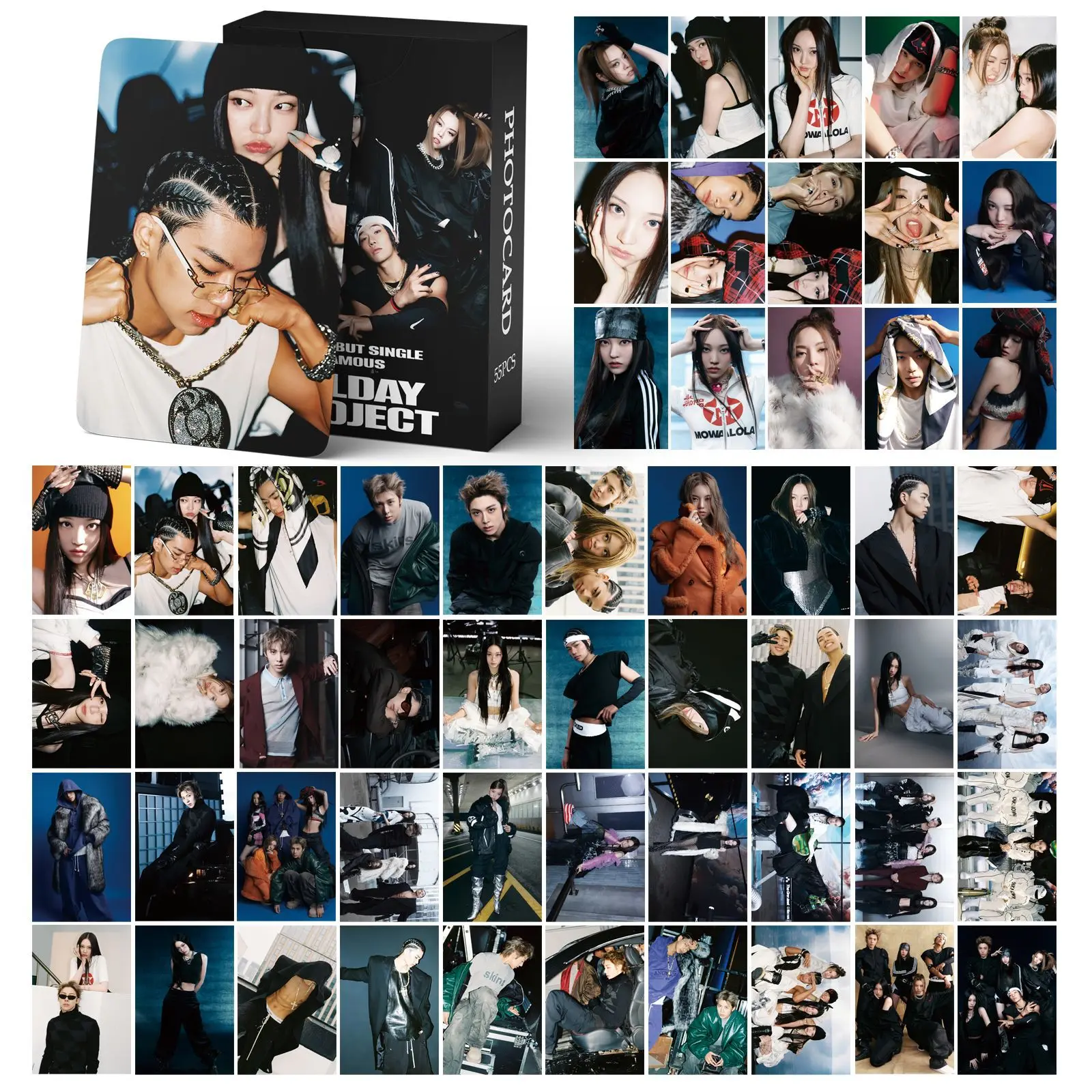 

55 шт./компл. Kpop комбинированный новый альбом ALLDAY PROJECT, знаменитые ломо-карты ANNIE TARZZAN BAILEY WOOCHAN YOUNGSEO, фотокарты, подарок для фанатов