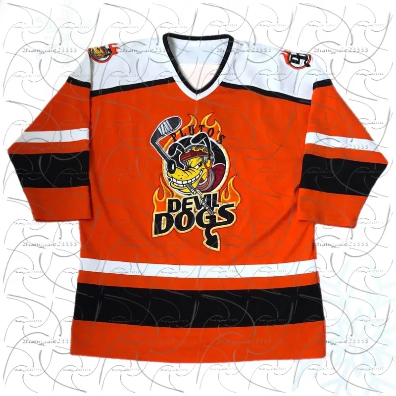 2026 Traje de juego de béisbol, nueva camisa de manga corta de secado rápido impresa en 3D, camiseta de hockey sobre hielo Retro Disney Devil Dog Bruto K9