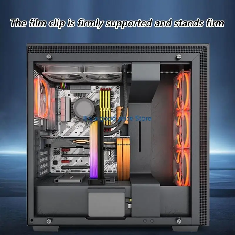 AntiSag GPU Support Brackets Including ARGB Lighting Acrylic and Metal Build Prevents Card Droop Universal Compatibility Easy