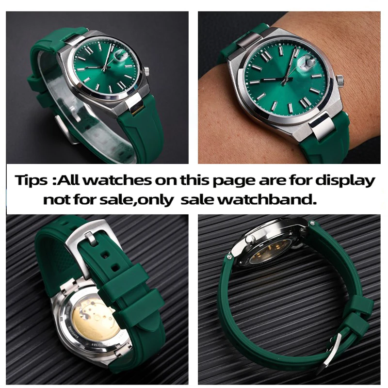 Silica Gel Watch Strap For Citizen MECHANICAL NJ-0150 NJ0151 NJ0155 Watch Bracelet  22mm Black Yellow Green Skyblue