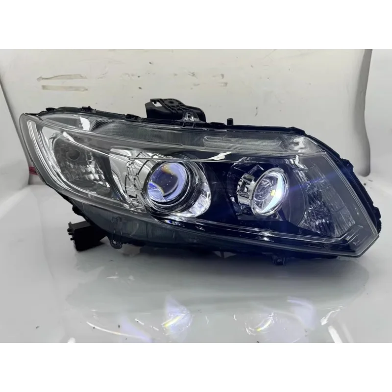 

Car LED Dual lens Headlight for Honda civic 9th Modified Devil Eye Daytime Running Light Turn Signal