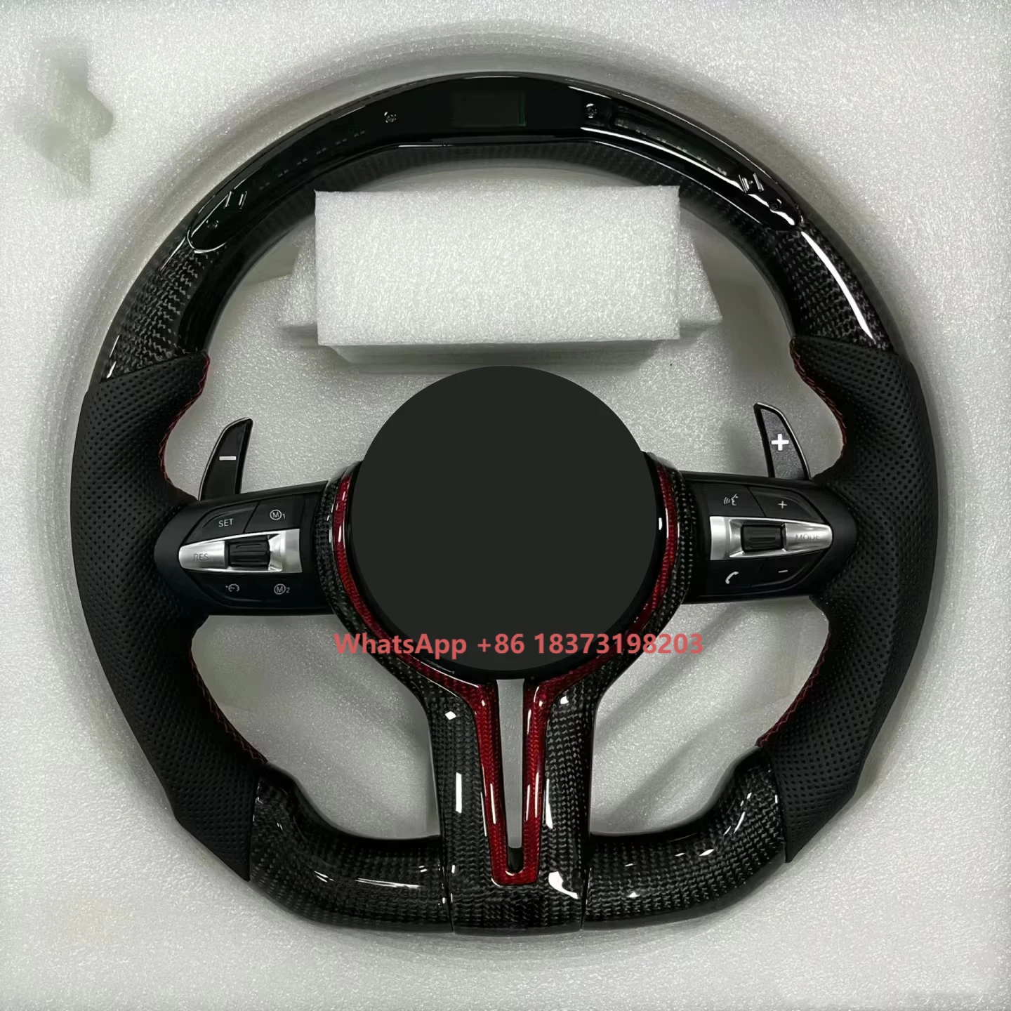 

Для BMW E70 X5 E71 X6 E90 E91 E92 E93 E89 Z4 E81 E82 E87 E88 кожаный светодиодный руль из углеродного волокна M Sport обновление автомобиля