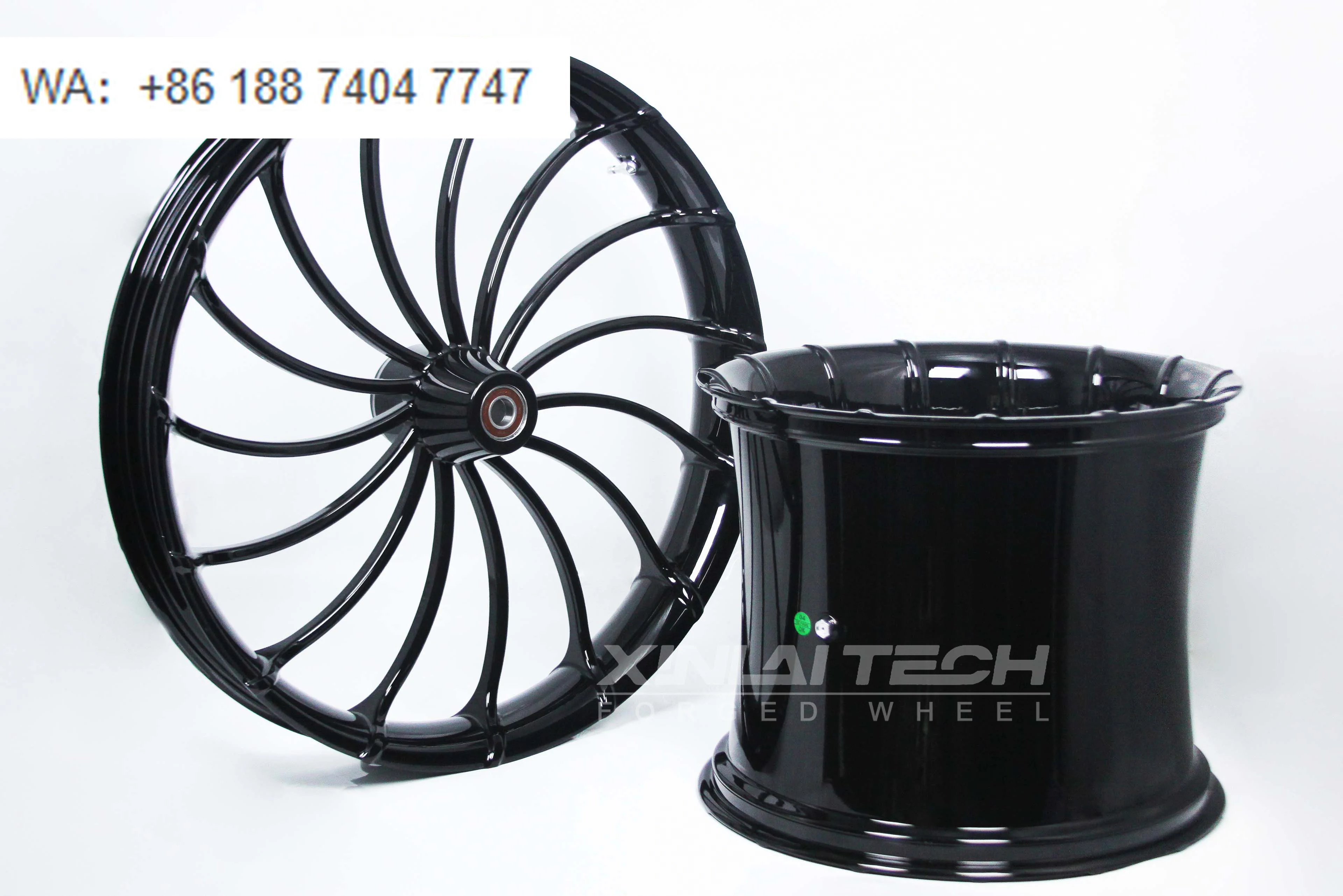 XL Custom Forged Aluminum Motorcycle Wheels for Harley Cruiser 18x5.5 26x3.5 for Harley Davidson Indian Honda Rebel Yamaha Bolt