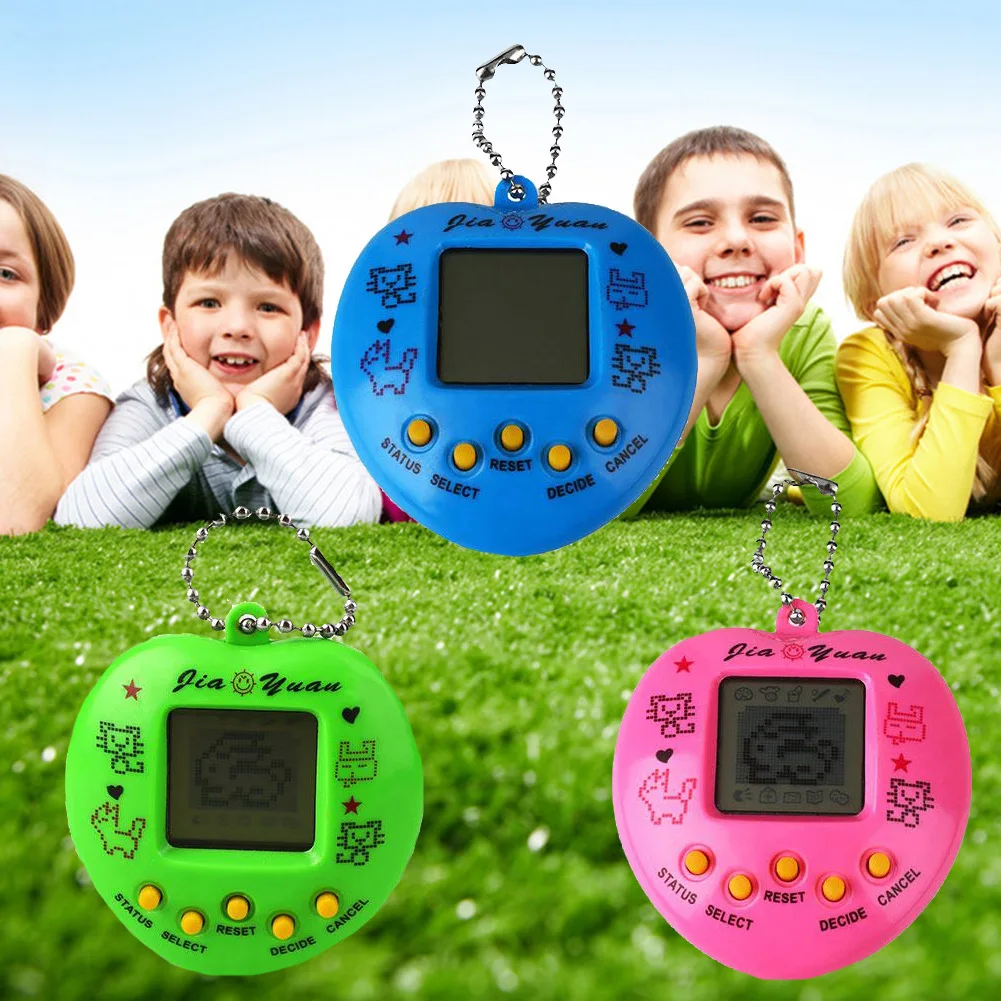 1PC Mini Electronic Pet Game Machine Tamagochi 168 Pet In 1 Learning Education Toys  For Children Christmas Gift Drop Shipping