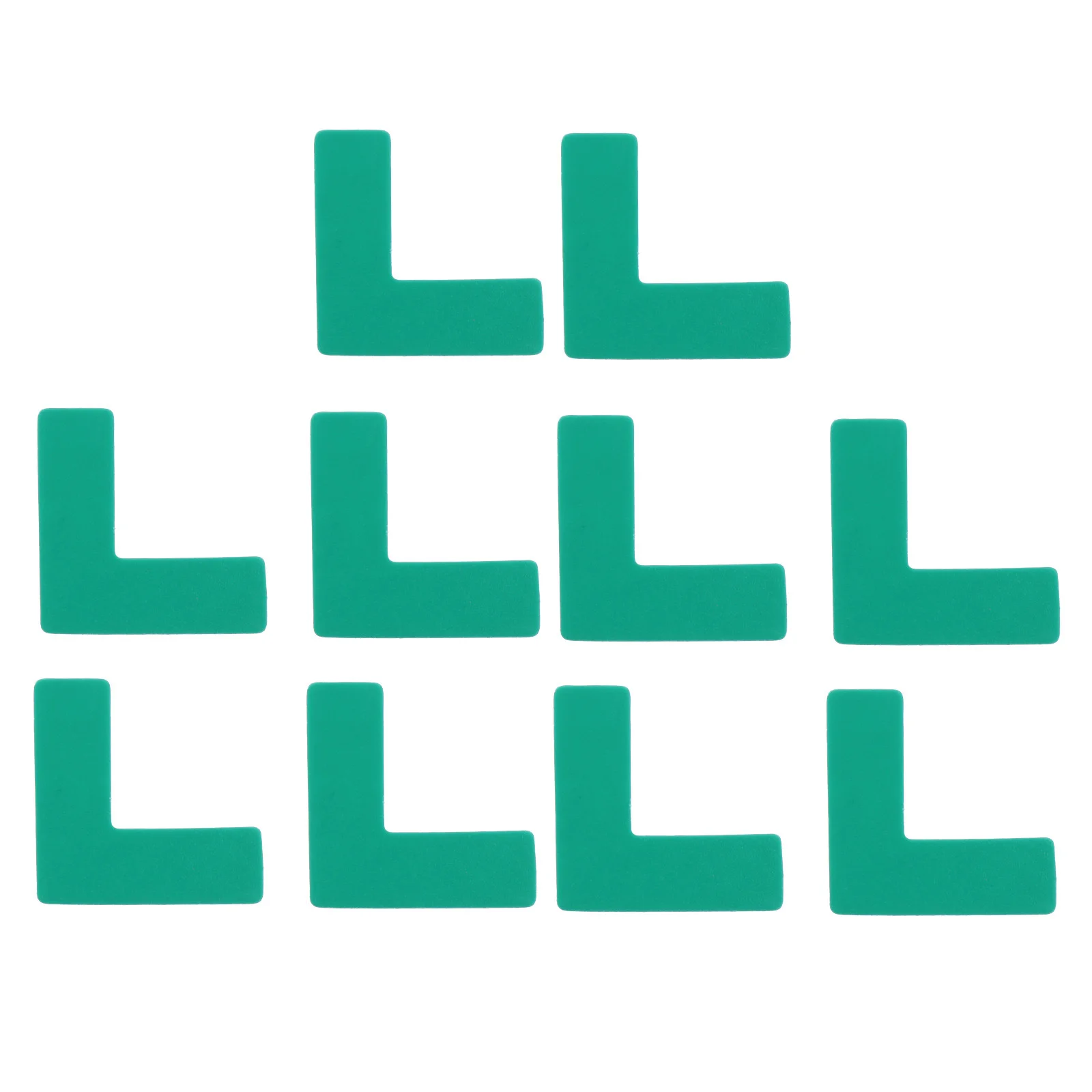 100 قطعة تحذير تحديد المواقع الشارات المسيل للدموع ملصقات أرضية مقاومة للتباعد الاجتماعي الممشى إدارة طابور داخلي #1