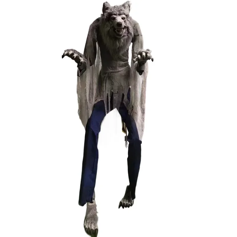 

Halloween large electric werewolf ornament outdoor horror induction decoration