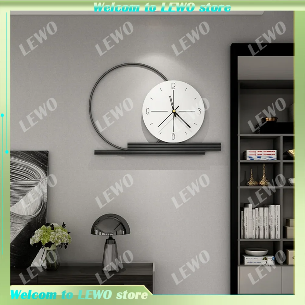 

Design Unique Wall Clock Luxury Silent Pendulum Nordic Luxury Wall Clock Classic Modern Metal Relogio De Parede Room Decoration
