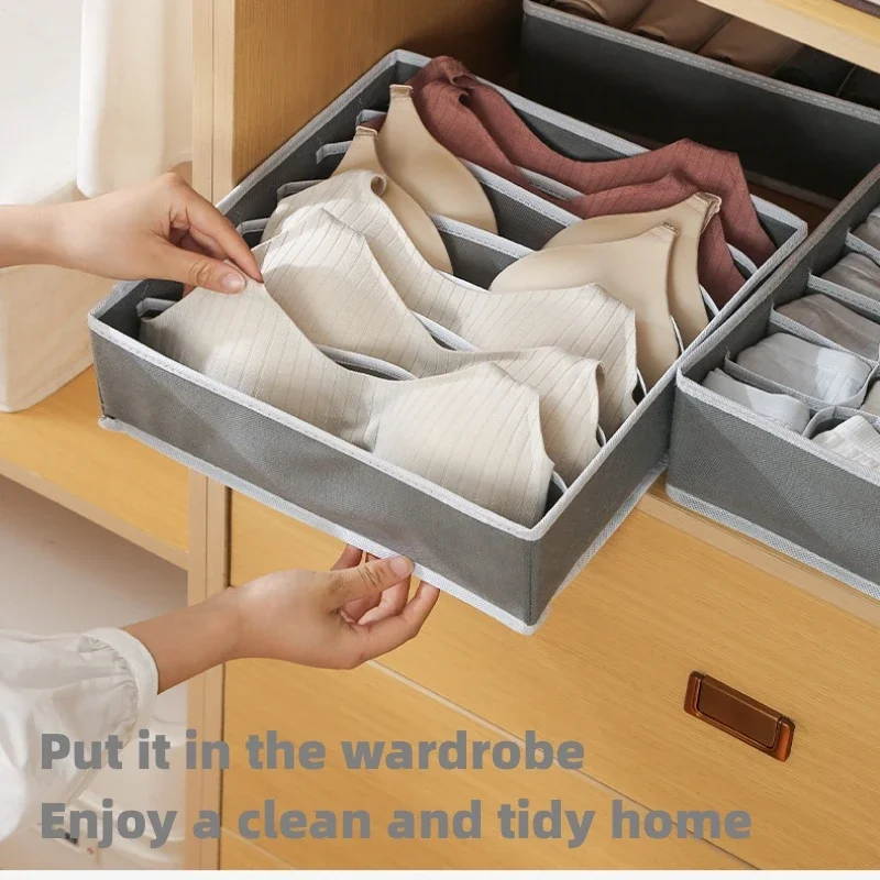 Socks Organizer Underwear Bra Storage Box Cabinet Drawer Organizer For Clothes Wardrobe Clothes Organizer Cabinet Separator