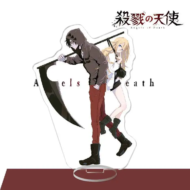 Anime Angels of Death Acrylic Stand Action Figure Desk Decor  Rachel Isaac Foster Stand Model Toy Gift - Image 5