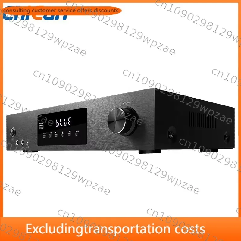 【Hot】Sound HIFI Class D 4CH 2 Zone 400W RMS Home Digital Amplifier With Pure Bass Karaoke & Recording Functions
