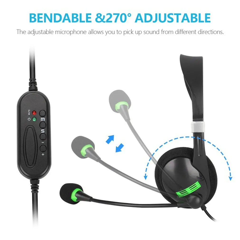 3.5 مللي متر USB سماعة رأس سلكية مع ميكروفون للكمبيوتر 3.5 مللي متر سماعات الأعمال مع هيئة التصنيع العسكري كتم إلغاء الضوضاء لسماعات مركز الاتصال