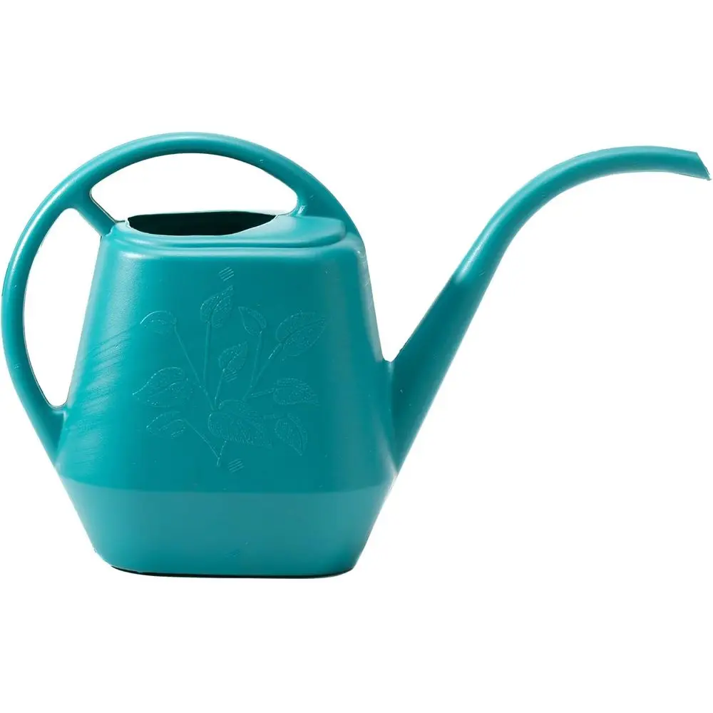 Regadera de 56 oz, Color Verde Bermuda, Gran Capacidad, Boquilla Extra Larga, Plástico Resistente, para Jardinería, Uso Interior y Exterior