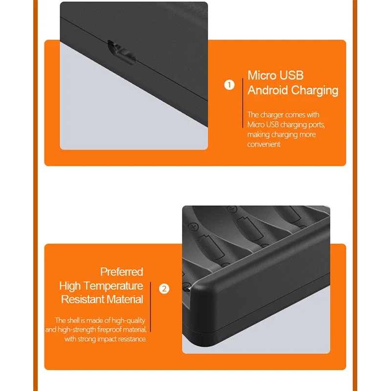 Für Wiederaufladbare Ni-Zn Batterie 4-slot Smart Schnelle Lade Smart Ni-Zn Batterie Ladegerät Anzeige Lade kabel Mit LED