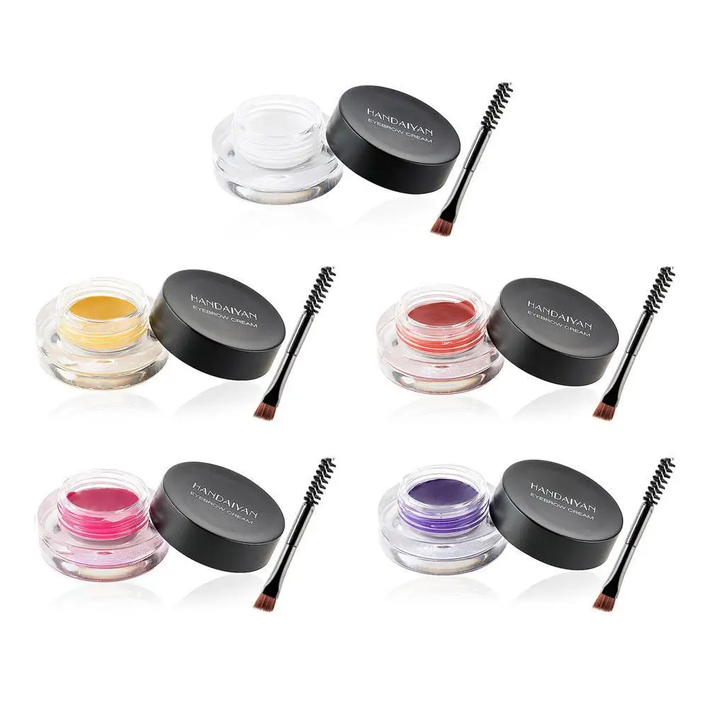 5Colors Professional Eyebrow Tint ปากกาเขียนคิ้วแบบน้ำกันน้ำ สีสันสดใส ติดทนนาน ไม่เลอะ ไม่เป็นคราบ อายไลเนอร์ เครื่องสำอางสำหรับดวงตา