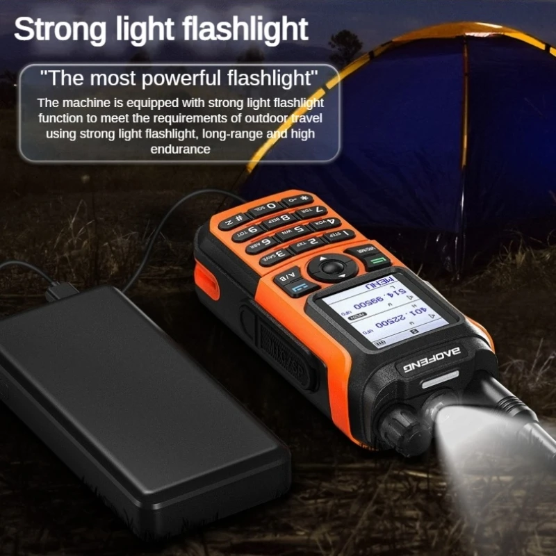 Baofeng UV-21 PRO جهاز اتصال لاسلكي مقاوم للماء بالأشعة فوق البنفسجية ثنائي الجزء بطارية ذات سعة كبيرة وضع الاستعداد الطويل للغاية في الهواء الطلق اتصال داخلي محمول