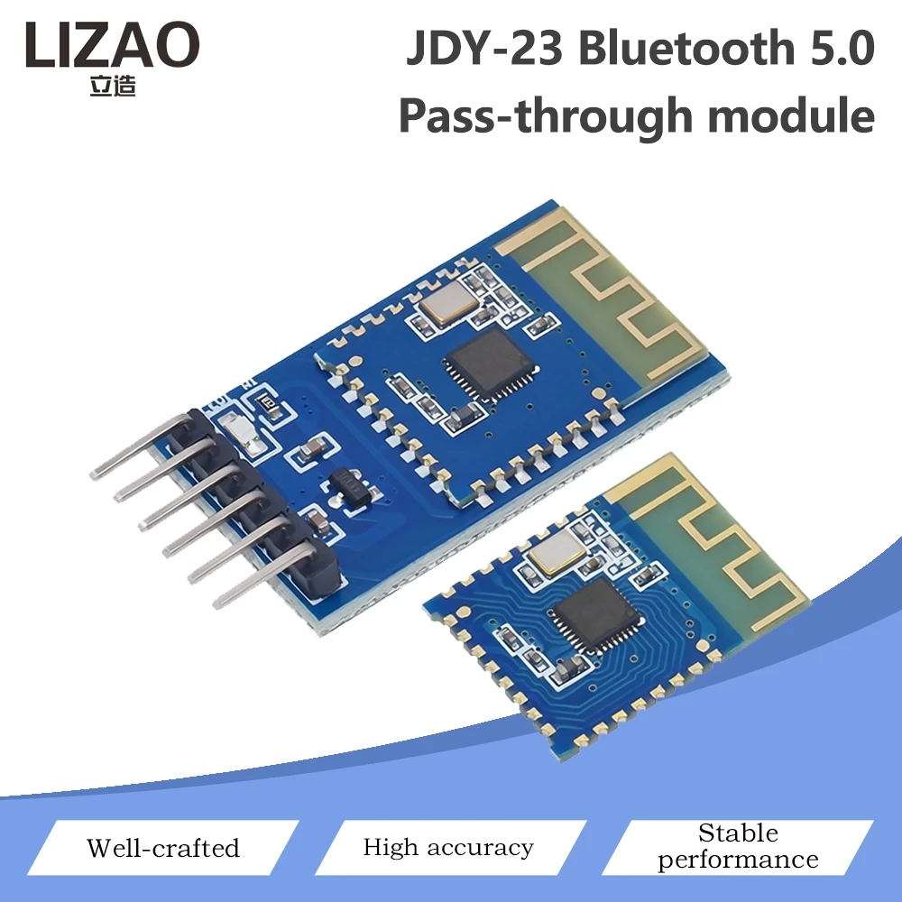 JDY-23 Bluetooth 5.0 Serial Port Transparent Transmission Module BLE Wireless Slave Board SMD / Pin Header Version For Arduino