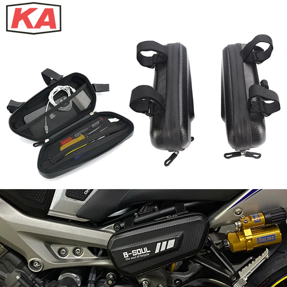 For Yamaha Tmax530 Tmax560 Tmax500 Tmax 500 530 Tech Max 560 Tracer 700GT 900GT 700 900 GT Moto Package Triangle Side Case Bag