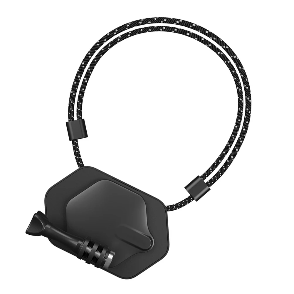 Set Halter dudukan magnetik, aksesori kamera pelepasan cepat kalung braket untuk Gopro Hero 12 11 10 9 8 7 Insta360
