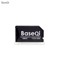 BaseQi for MacBook Pro 14inch 16inch M1/M2/M3/M4 Year2024/23/22/21 Microsd Card Adapter Completely Hidden Mac Pro Mini Drive