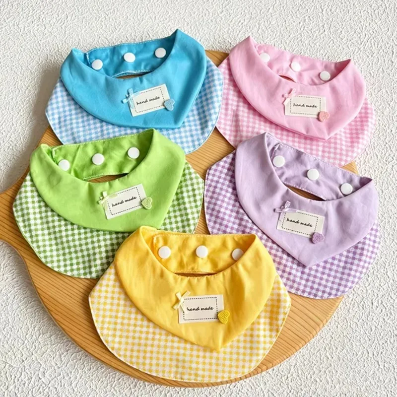 

10pcs Wholesale Outdoor Pet Bibs Cute Fabric cat and Dog Drool Bibs Pet Accessories